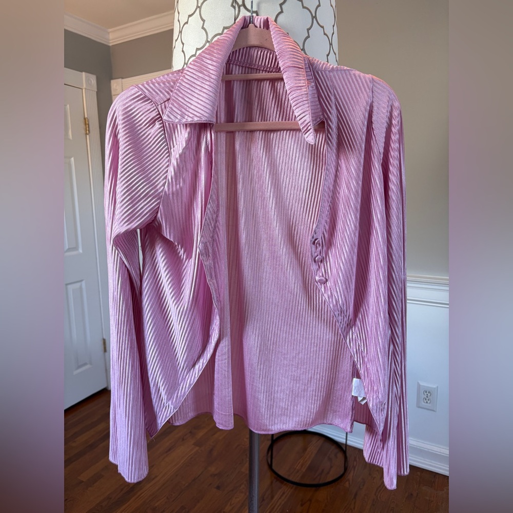 Pink Long Sleeve w Buttons
